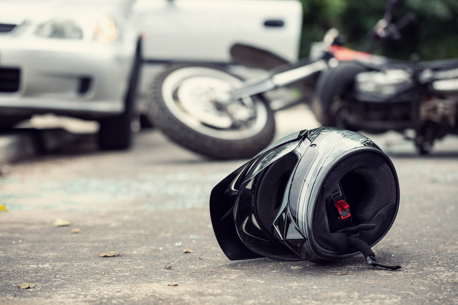 image of motorcycle accident