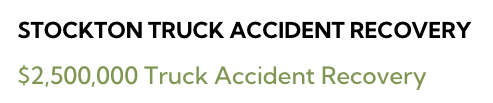 Truck Accident Settlement