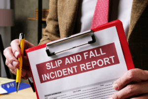 slip and fall report